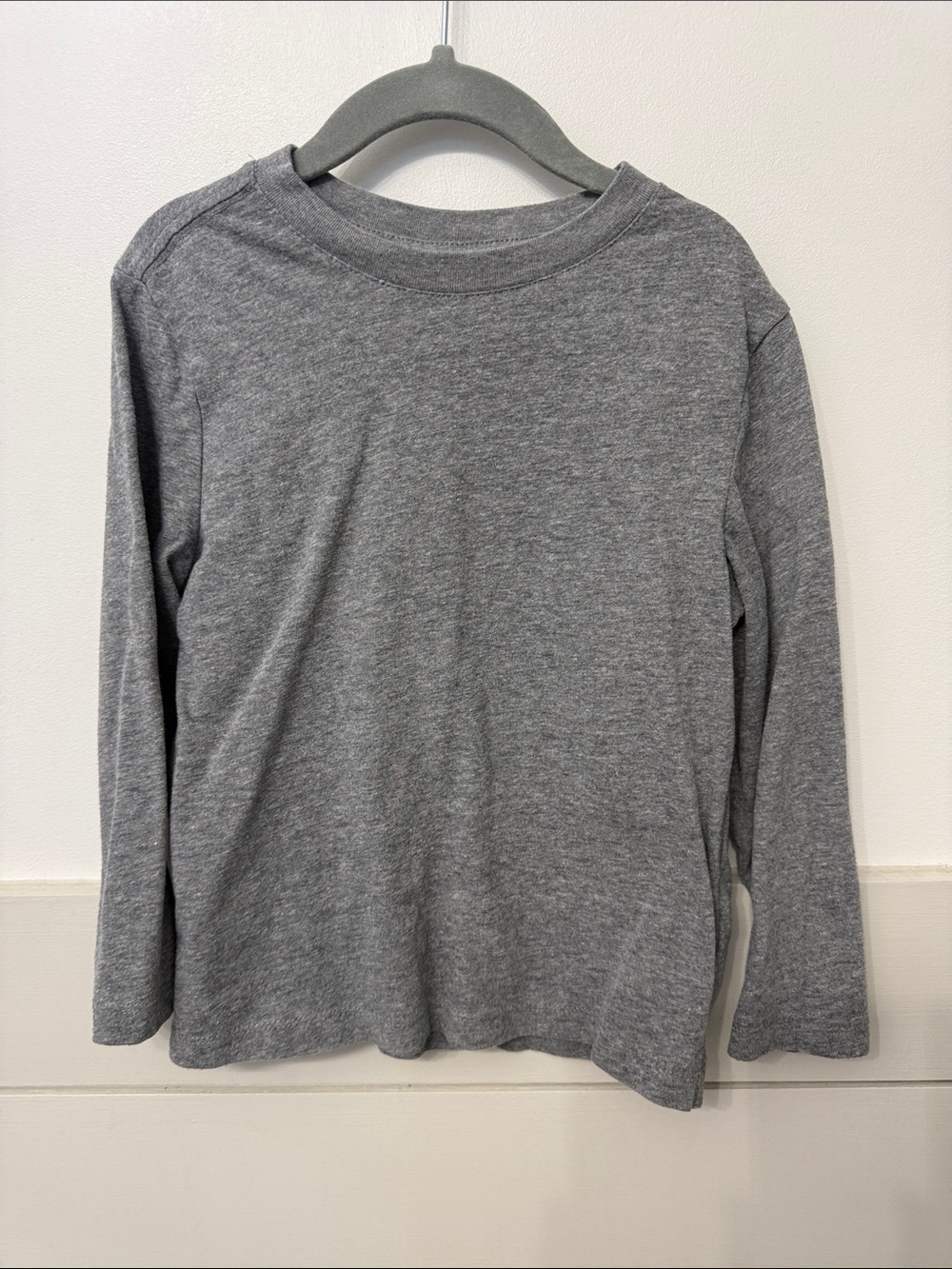 Old Navy Kids' Long Sleeve Heather Gray Tee
